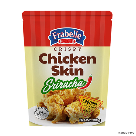 Crispy Chicken Skin Sriracha